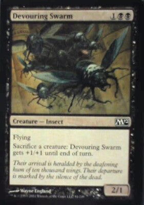 Devouring Swarm - Magic 2012 (M12): #91, Magic: The Gathering Nm R203