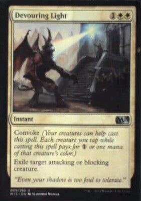 Devouring Light - Magic 2015 (M15): #9, Magic: The Gathering Lp R97