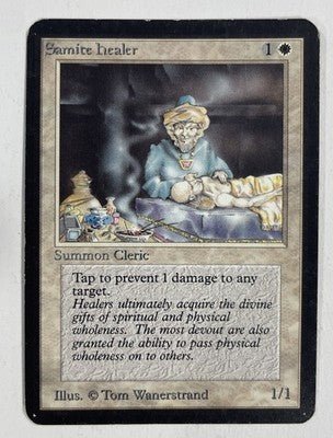 Samite Healer Alpha MP Moderate Play MTG Magic The Gathering