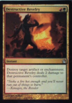 Destructive Revelry - Theros: #192, Magic: The Gathering Nm R240