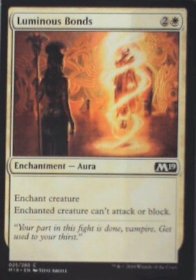 Luminous Bonds - Core Set 2019: #25, Magic: The Gathering Nm R106