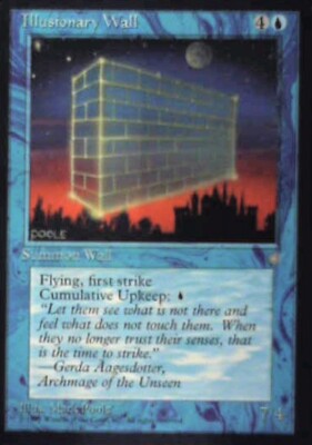 Illusionary Wall - Ice Age: #78, Magic: The Gathering Nm R125