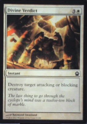 Divine Verdict - Theros: #8, Magic: The Gathering Nm R52
