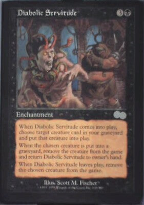 Diabolic Servitude - Urza's Saga: #130, Magic: The Gathering Nm R110