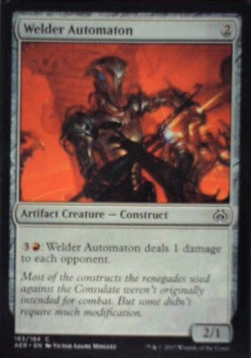 Welder Automaton - Aether Revolt: #183, Magic: The Gathering Nm R150