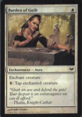 Burden of Guilt - Dark Ascension: #4, Magic: The Gathering Nm R178