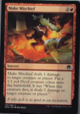 Make Mischief - Eldritch Moon: #135, Magic: The Gathering Nm R160