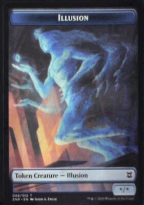 Illusion Token - Zendikar Rising: #6, Magic: The Gathering Nm R51