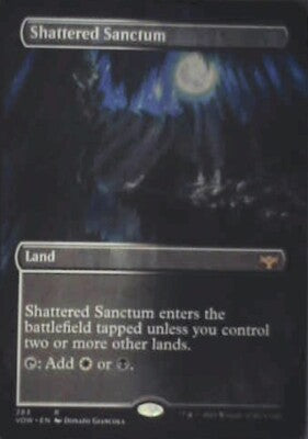 Shattered Sanctum (Borderless) - Innistrad: Crimson Vow: #283 Nm R235