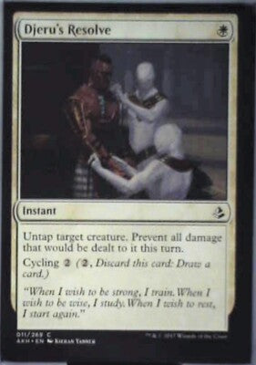 Djeru's Resolve - Amonkhet: #11, Magic: The Gathering Nm R130