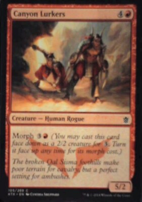 Canyon Lurkers - Khans of Tarkir: #105, Magic: The Gathering Lp R97