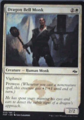 Dragon Bell Monk - Fate Reforged: #10, Magic: The Gathering Nm R202