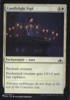 Candlelight Vigil - The List Reprints: #GRN-3, Magic: The Gathering Nm R232