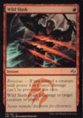 Wild Slash - Fate Reforged: #118, Magic: The Gathering Nm R202