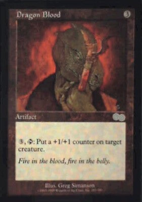 Dragon Blood - Urza's Saga: #293, Magic: The Gathering Nm R40