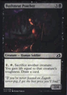 Bushmeat Poacher - Ikoria: Lair of Behemoths: #77, Magic: The Gathering Nm R213