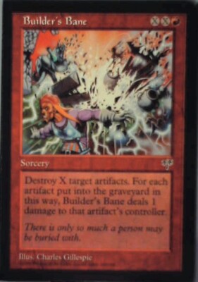 Builder's Bane - Mirage: #160, Magic: The Gathering Nm R125
