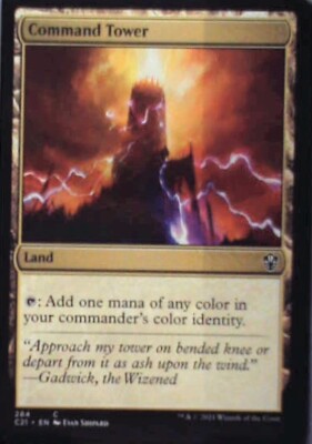 Command Tower - Commander 2021: #284, Magic: The Gathering Nm R233