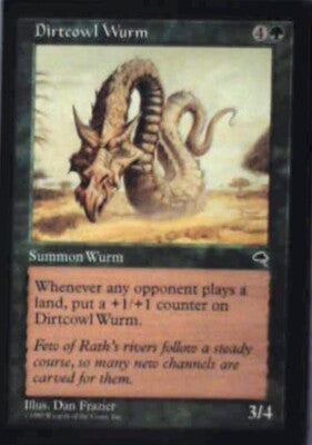 Dirtcowl Wurm - Tempest: #221, Magic: The Gathering Nm R208