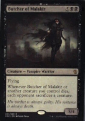 Butcher of Malakir - Duel Decks: Zendikar vs. Eldrazi: #47, MTG Nm R201