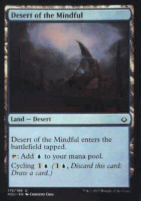 Desert of the Mindful - Hour of Devastation: #173, Magic: The Gathering Nm R120