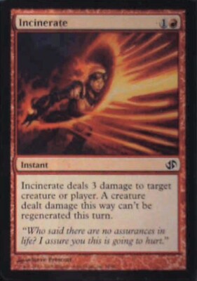 Incinerate - Duel Decks: Jace vs. Chandra: #51, Magic: The Gathering Lp R99
