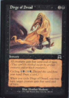 Dirge of Dread - Onslaught: #138, Magic: The Gathering Lp R210