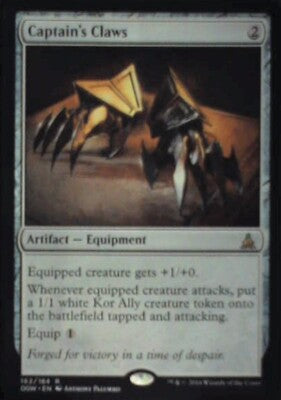 Captain's Claws - Oath of the Gatewatch: #162, Magic: The Gathering Nm R151