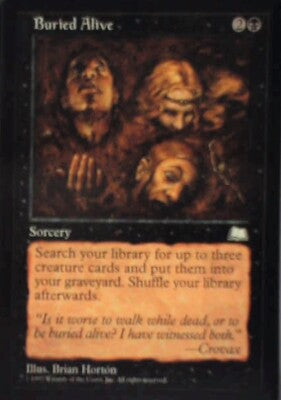 Buried Alive - Weatherlight: #63, Magic: The Gathering Nm R107