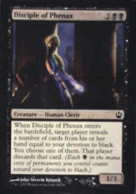 Disciple of Phenax - Theros: #84, Magic: The Gathering Nm R136