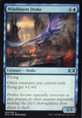 Windstorm Drake - Ravnica Allegiance: #60, Magic: The Gathering Nm R144