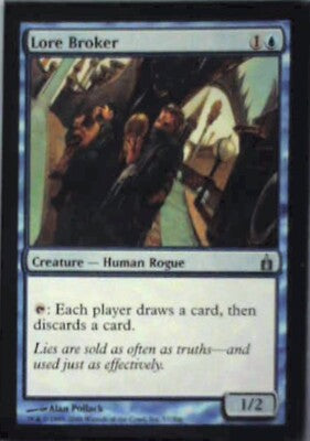 Lore Broker - Ravnica: City of Guilds: #57, Magic: The Gathering Nm R85