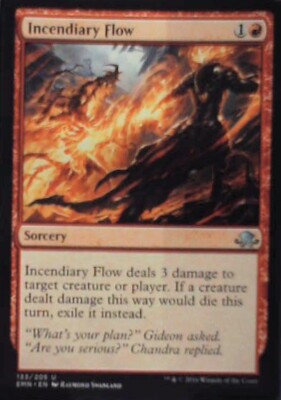 Incendiary Flow - Eldritch Moon: #133, Magic: The Gathering Nm R150