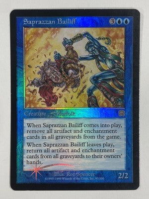 Saprazzan Bailiff Foil Mercadian Masques LP Light Play MTG Magic The Gathering