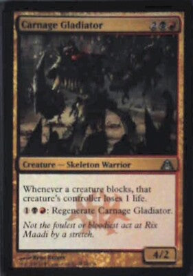 Carnage Gladiator - Dragon's Maze: #61, Magic: The Gathering Nm R71