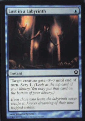Lost in a Labyrinth - Theros: #52, Magic: The Gathering Nm R227