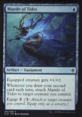 Mantle of Tides - Throne of Eldraine: #52, Magic: The Gathering Nm R208
