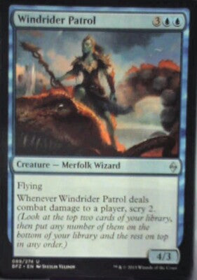 Windrider Patrol - Battle for Zendikar: #89, Magic: The Gathering Nm R84