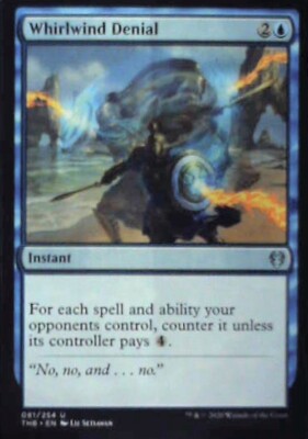 Whirlwind Denial - Theros Beyond Death: #81, Magic: The Gathering Nm R240