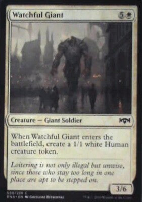 Watchful Giant - Ravnica Allegiance: #30, Magic: The Gathering Nm R49