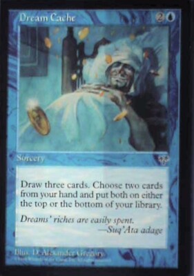 Dream Cache - Mirage: #62, Magic: The Gathering Nm R110
