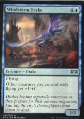 Windstorm Drake - Ravnica Allegiance: #60, Magic: The Gathering Nm R84