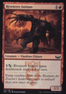Riveteers Initiate - Streets of New Capenna: #120, Magic: The Gathering Nm R34