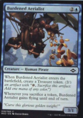 Burdened Aerialist - Modern Horizons 2: #38, Magic: The Gathering Nm R185