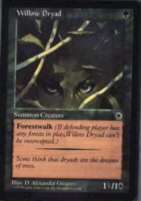 Willow Dryad - Portal: #193, Magic: The Gathering Nm R110