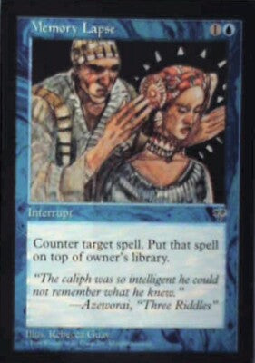Memory Lapse - Mirage: #74, Magic: The Gathering Nm R206