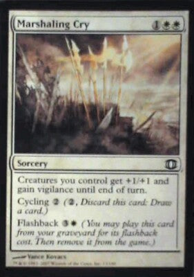 Marshaling Cry - Future Sight: #13, Magic: The Gathering Nm R177