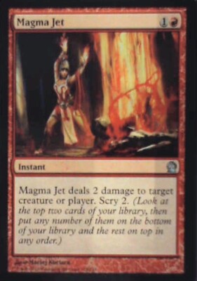 Magma Jet - Theros: #128, Magic: The Gathering Nm R241