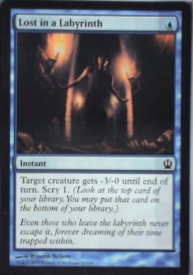 Lost in a Labyrinth - Theros: #52, Magic: The Gathering Nm R83