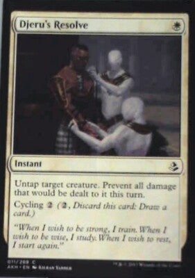 Djeru's Resolve - Amonkhet: #11, Magic: The Gathering Nm R106